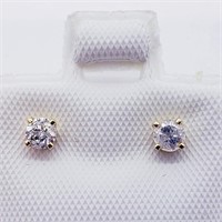 $1200 14K  Diamond Stud (0.25ct) Earrings