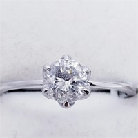$4600 14K  Diamond (I)(0.55ct) Ring