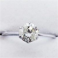 $6263 14K  Diamond (I2)(0.87ct) Ring