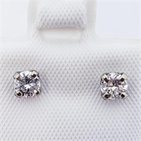 $1650 14K  Diamond Stud (Si1)(0.42ct) Earrings