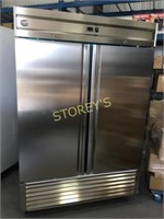 As New 2dr S/S Freezer - 54 x 33 x 83