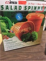 New 20L Winco Orange Salad Spinner