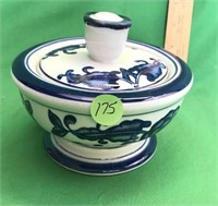 The Bombay Company Asian Inspired Sugar Bowl w/Lid
