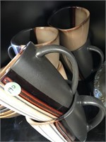 6 Beautiful Fall Colored Brown BHG Coffee Mugs