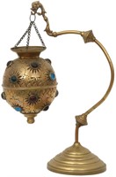 Jeweled Harp Lamp