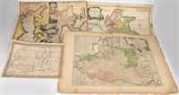 Lot of Antique Maps, Unframed