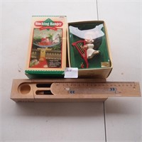 Stocking Holders and Wooden Ruler