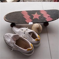 Skate Board and Shoes
