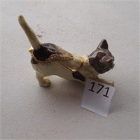 Cast IRonPainted Cat/Storage/Ring Holder