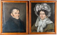 Art Antique Pastel Portraits By Wilhelm Herschel