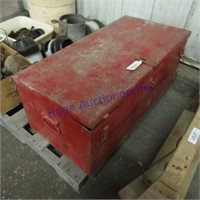 Metal box--30.5 x 15.5 x 12.5"tall w/ roof jacks