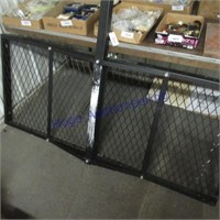 Steel hitch-mounted cargo tray, 62 x 27