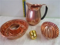 Tablecraft Products Copper Look Pitcher& Molds