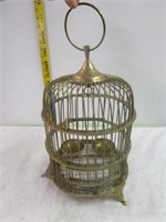 Antique Solid Brass Bird Cage