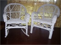 2 WICKER CHAIRS FOR DOLLS