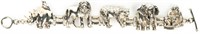 Jewelry Sterling Silver Animal Link Bracelet