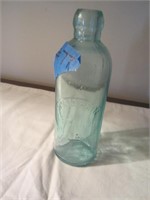 Adam Hain Lebanon Cork Top Glass Bottle Aqua