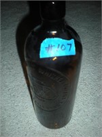 Brown Whiskey Glass Bottle