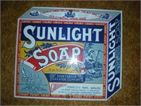 Metal Sunlight Soap Sign (10" x 8.5")