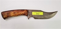 STAMPED "PINE RIDGE" 9" BONE HANDLE KNIFE