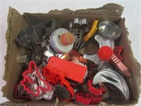 Box Lot Of Cookie And Biscuit Cutters