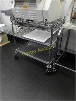 Rolling wire cart