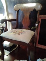 Pair of needlepoint chairs