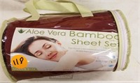 QUEEN ALOE VERA 4 PCS. BAMBOO SHEET SET - DARK RE