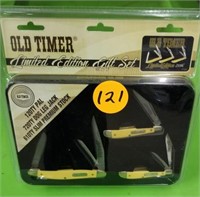 OLD TIMER LIMITED EDITION 2016 3 PCS. KNIFE GIFT