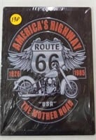 ROUTE 66 AMERICA'S HWY METAL HANGING WALL TIN