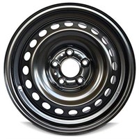 16" Black Steel Wheel Rim: 2013-18 Nissan Sentra
