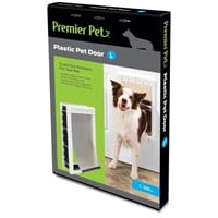Premier Pet White Plastic Pet Door for Large Dogs