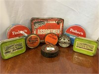 QTY OF ASSORTED TINS