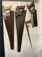 4 HANDSAWS INCLUDES SPEAR AND JACKSON AND