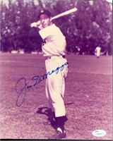 Signed Joe DiMaggio 8 x 10 Photo.