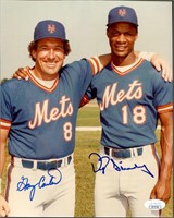 Gary Carter and Darryl Strawberry Signed.