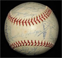 1969 Mets Signed Team Ball. JSA Letter.