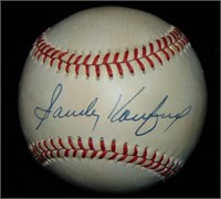 Sandy Koufax Single Signed Ball.