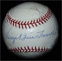 Virgil Trucks Single Signed Baseball.