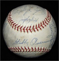 1965 Detroit Tigers Team Signed Baseball w/JSA LOA