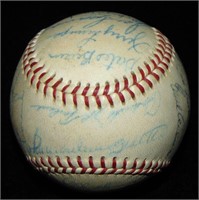 1966 Detroit Tigers Team Signed Baseball w/JSA LOA
