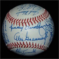 1987 Detroit Tigers Team Signed Baseball w/JSA LOA