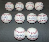 (10) Gio Hernandez Autographed Baseballs