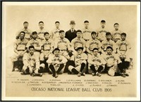 1906 Chicago Cubs Team Photographic Print.