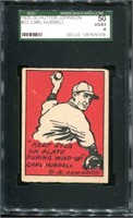 1935 Schutter-Johnson (R332) Carl Hubbell #22