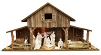 (13) BOEHM PORCELAIN CHRISTMAS NATIVITY SET CRECHE