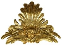 FINE SPANISH CARVED GILTWOOD ELEMENT 44.5" X 61.5"