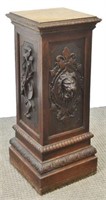 FRENCH CARVED PEDESTAL DISPLAY STAND