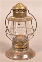 Stamped PRR Brass & Tin Lantern