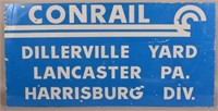 Aluminum Sign By Conrail-Dillerville Yard,Lancaste